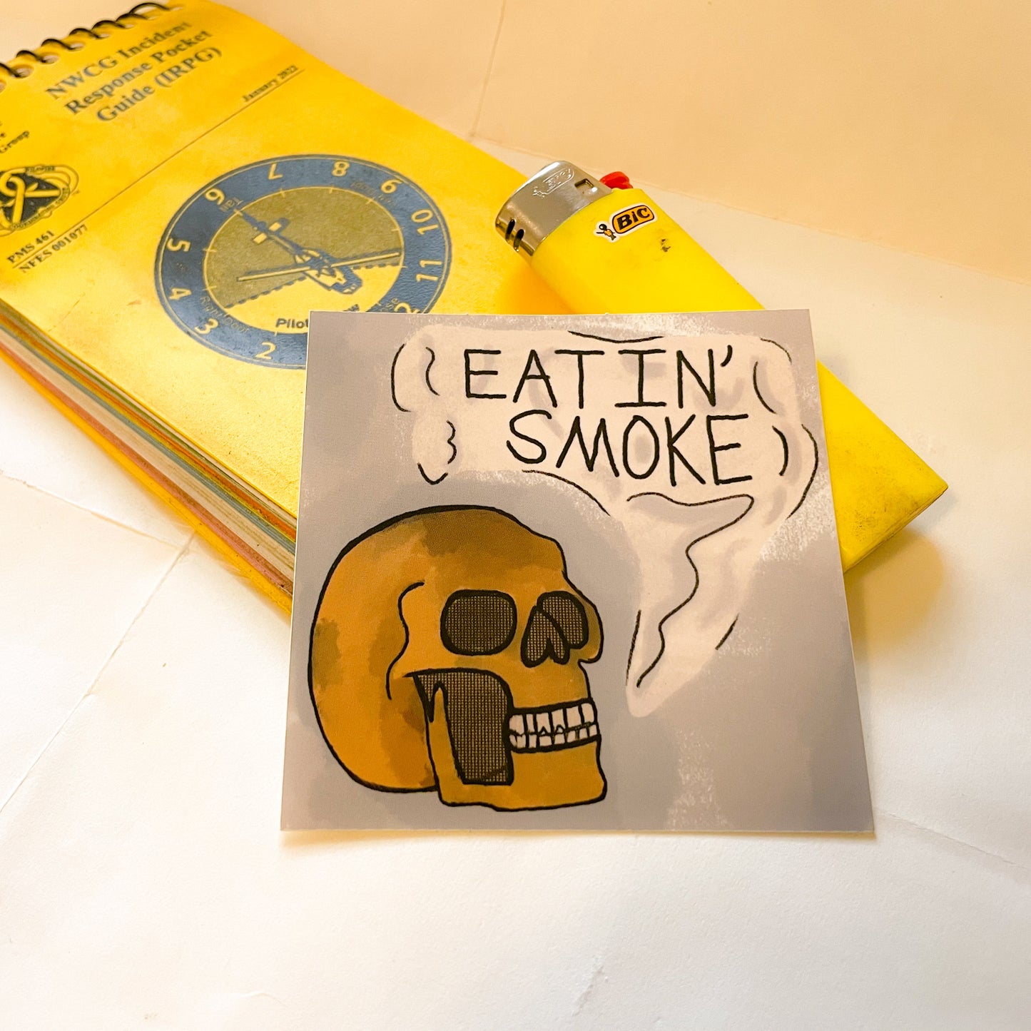 Eatin' Smoke Sticker